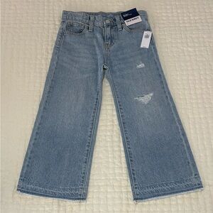 Girls Old Navy High-Rise Baggy Jeans in Light Blue